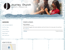 Tablet Screenshot of journeychurchmo.com